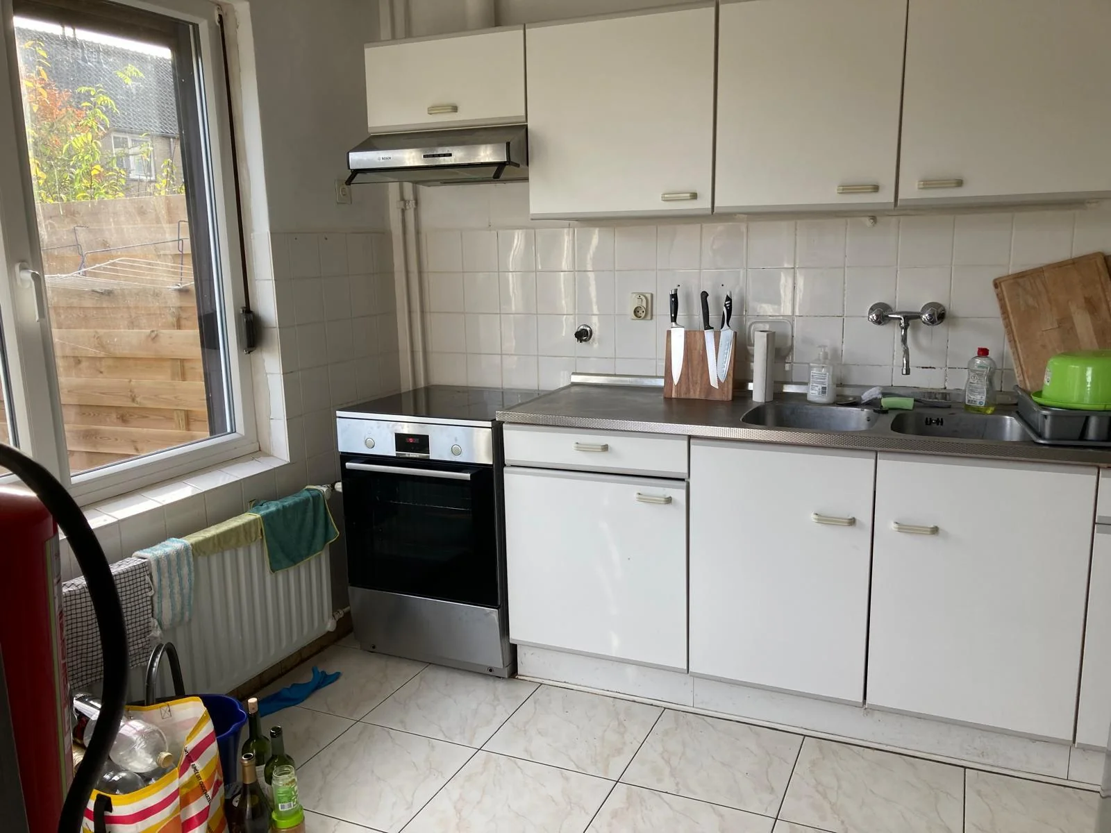 geblurde versie van de foto als achtergrond