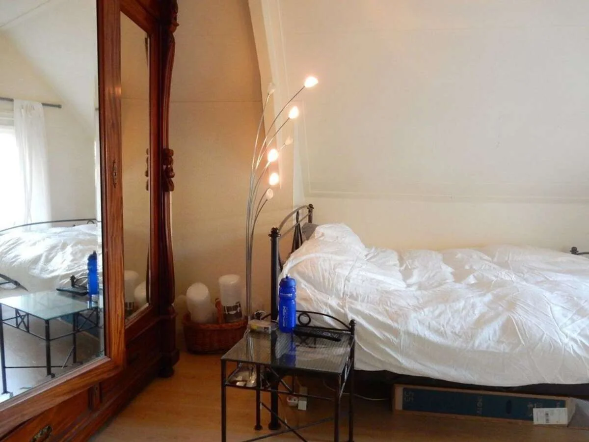 geblurde versie van de foto als achtergrond