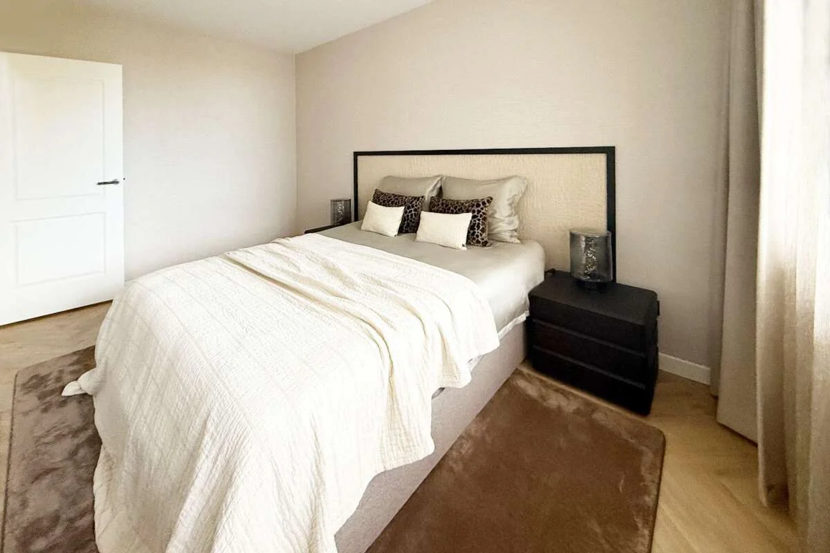 geblurde versie van de foto als achtergrond