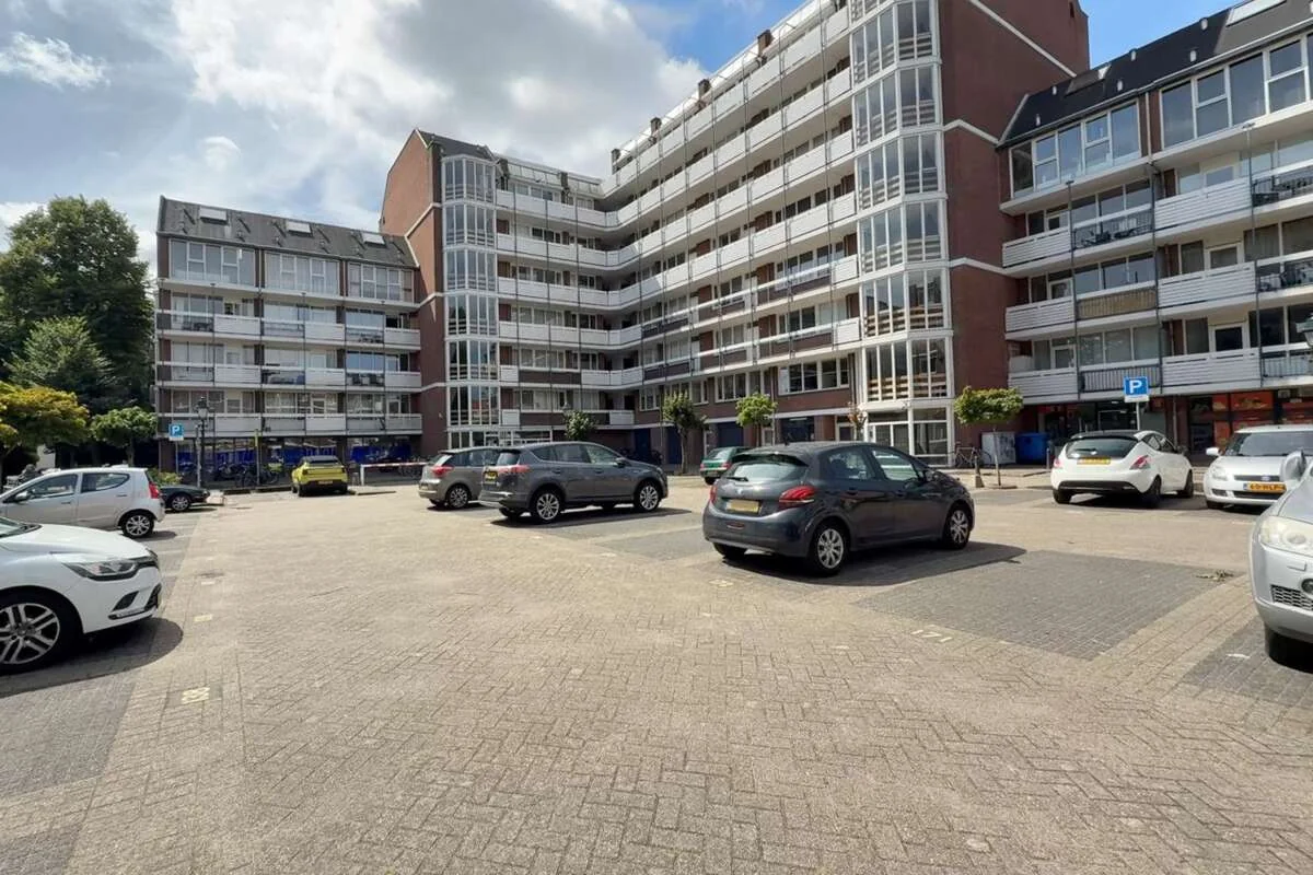 geblurde versie van de foto als achtergrond