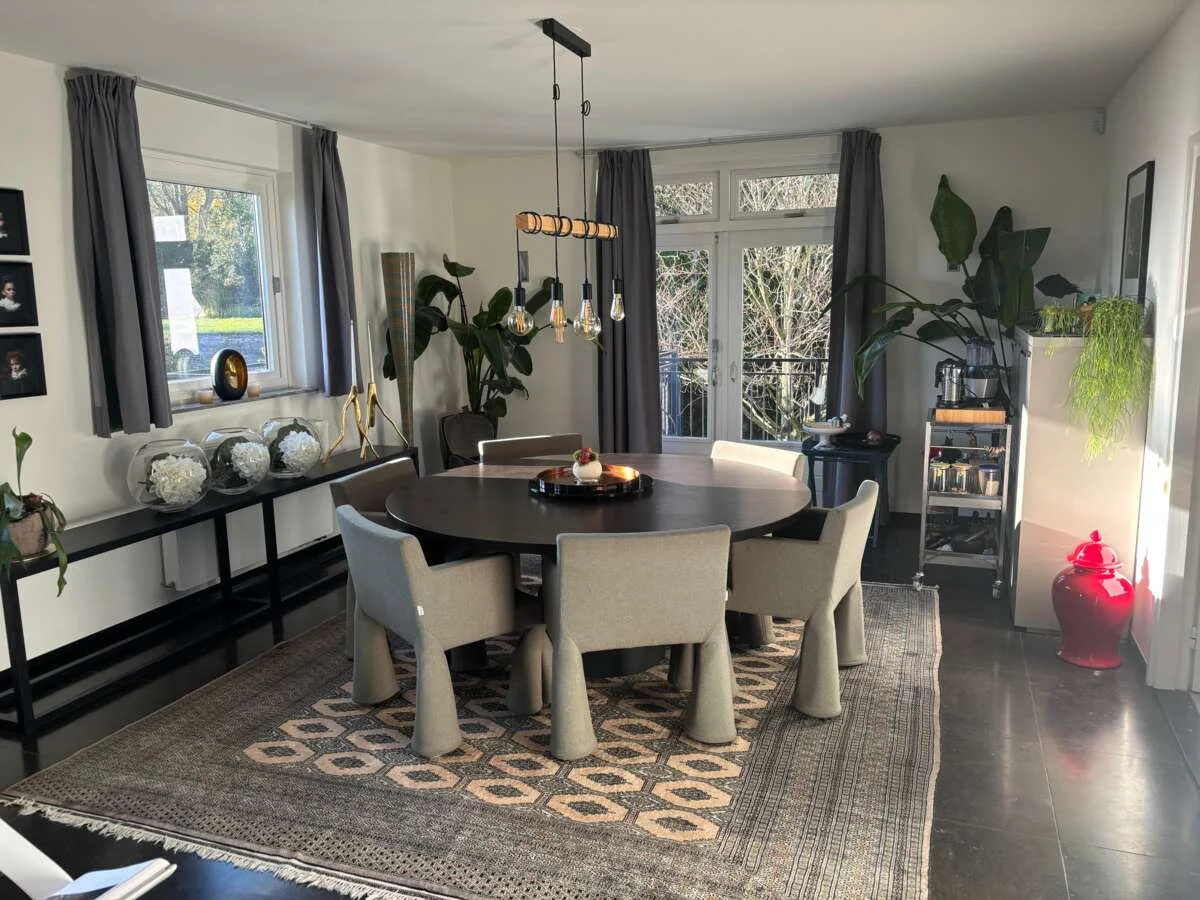 geblurde versie van de foto als achtergrond