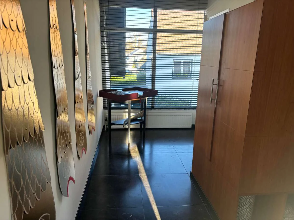 geblurde versie van de foto als achtergrond