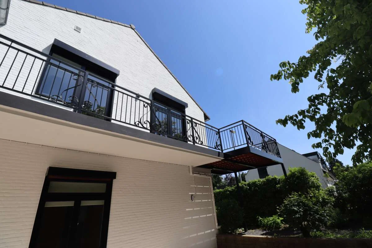 geblurde versie van de foto als achtergrond