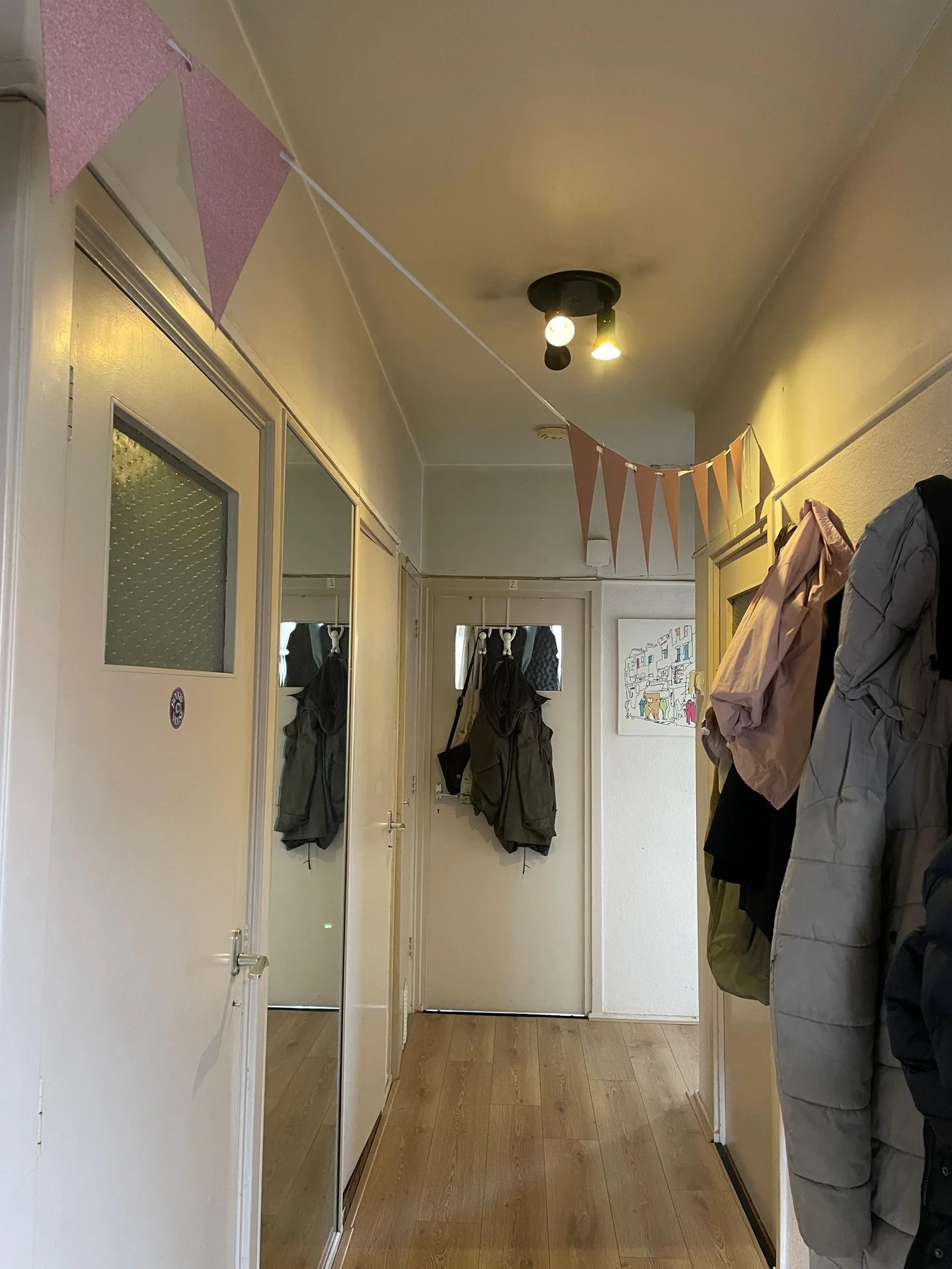 geblurde versie van de foto als achtergrond