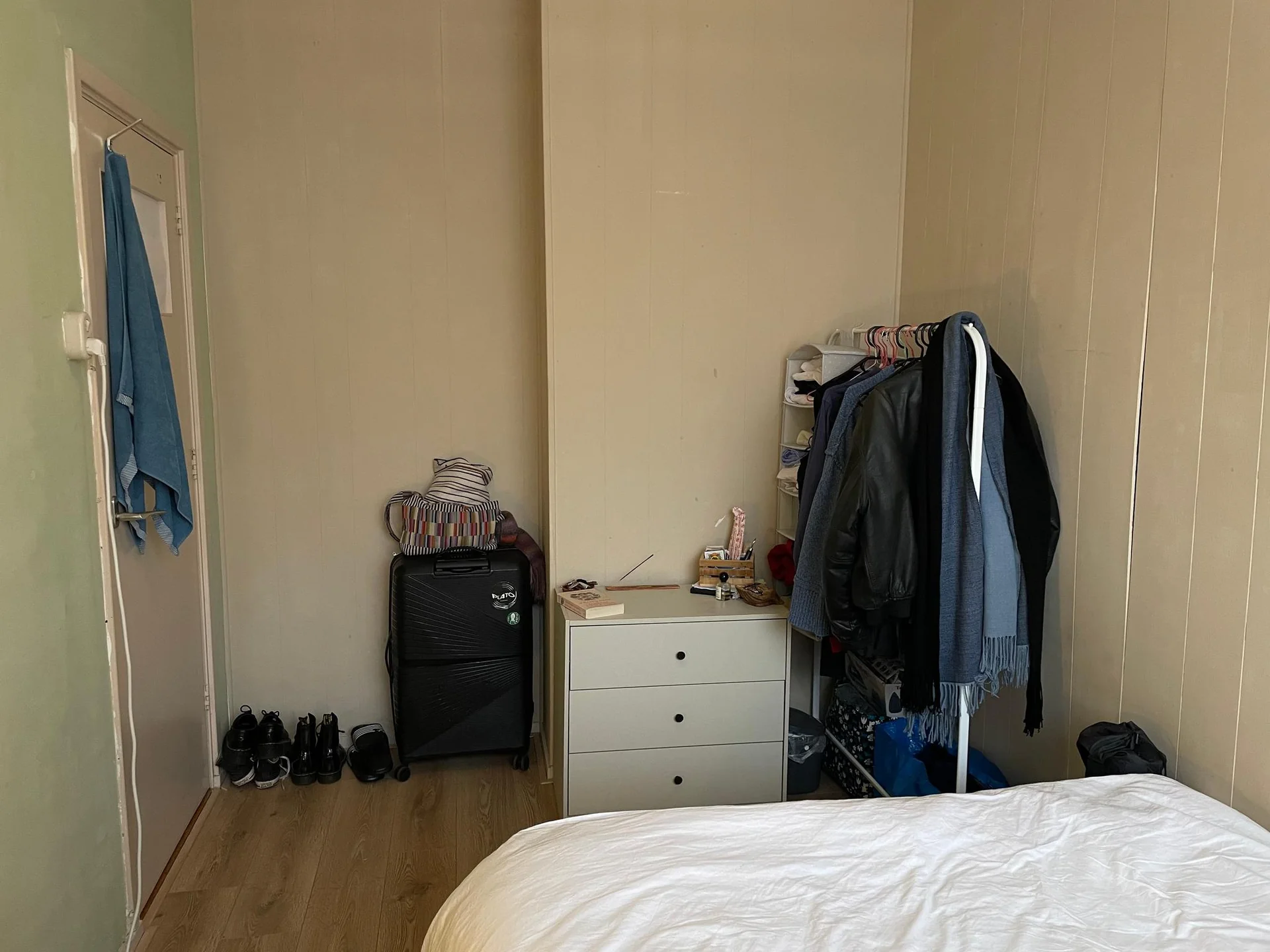 geblurde versie van de foto als achtergrond