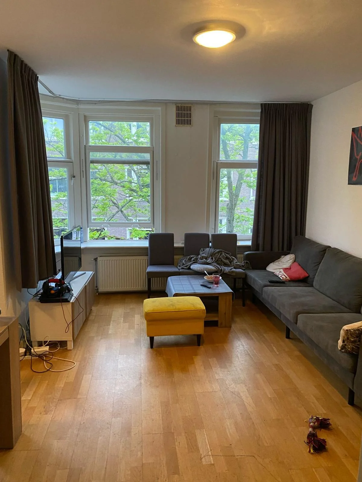 geblurde versie van de foto als achtergrond