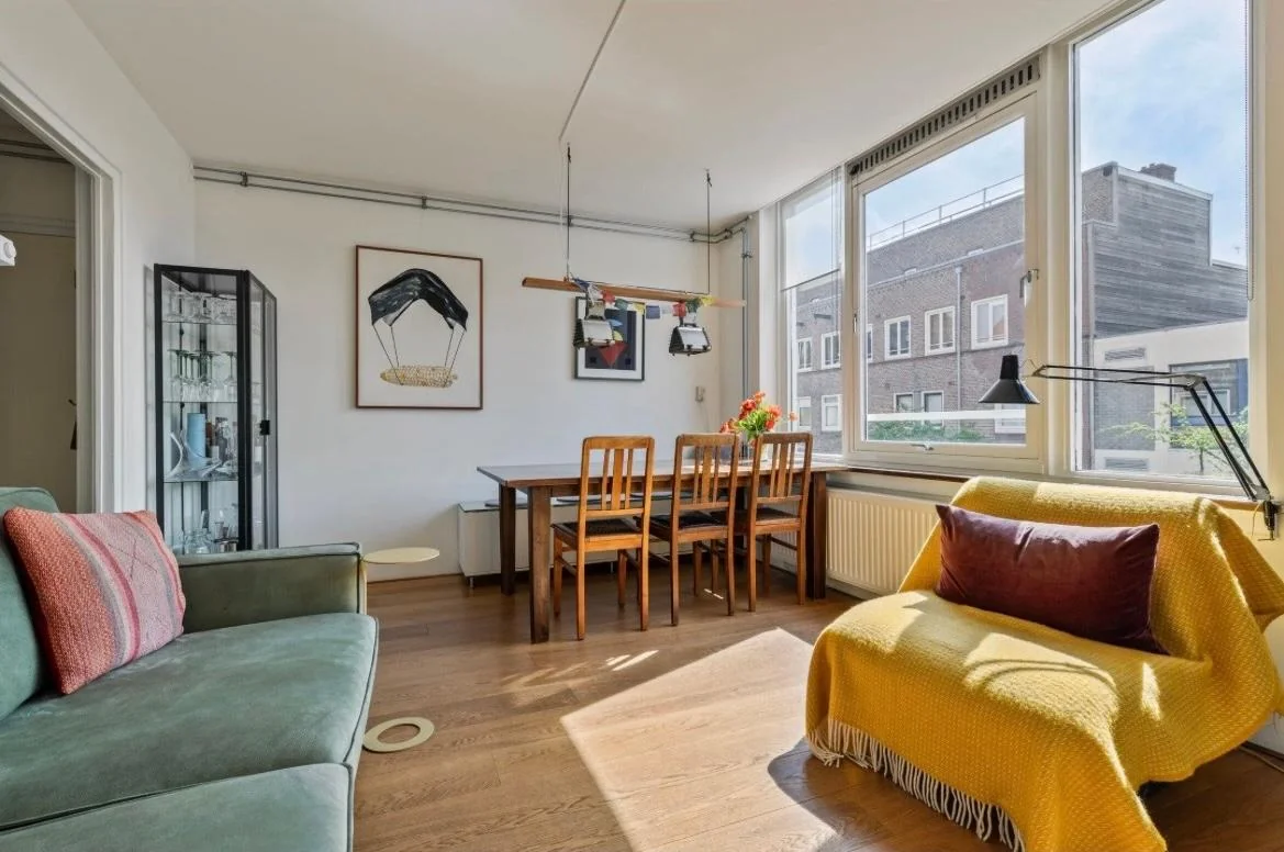 geblurde versie van de foto als achtergrond