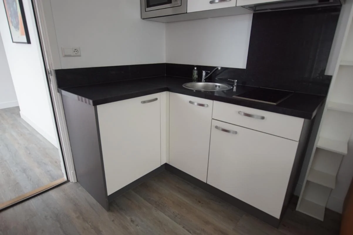 geblurde versie van de foto als achtergrond