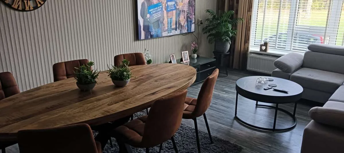 geblurde versie van de foto als achtergrond