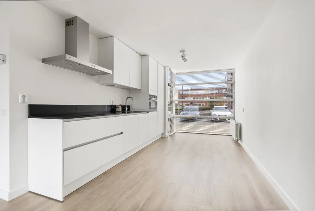 geblurde versie van de foto als achtergrond