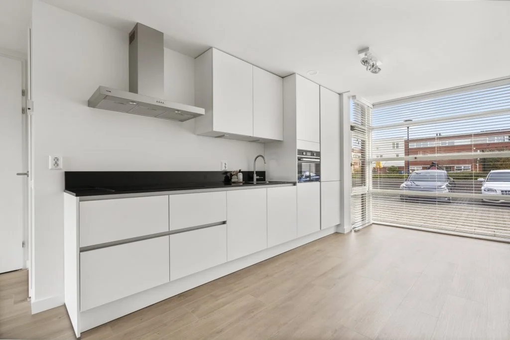 geblurde versie van de foto als achtergrond