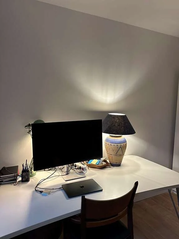 geblurde versie van de foto als achtergrond