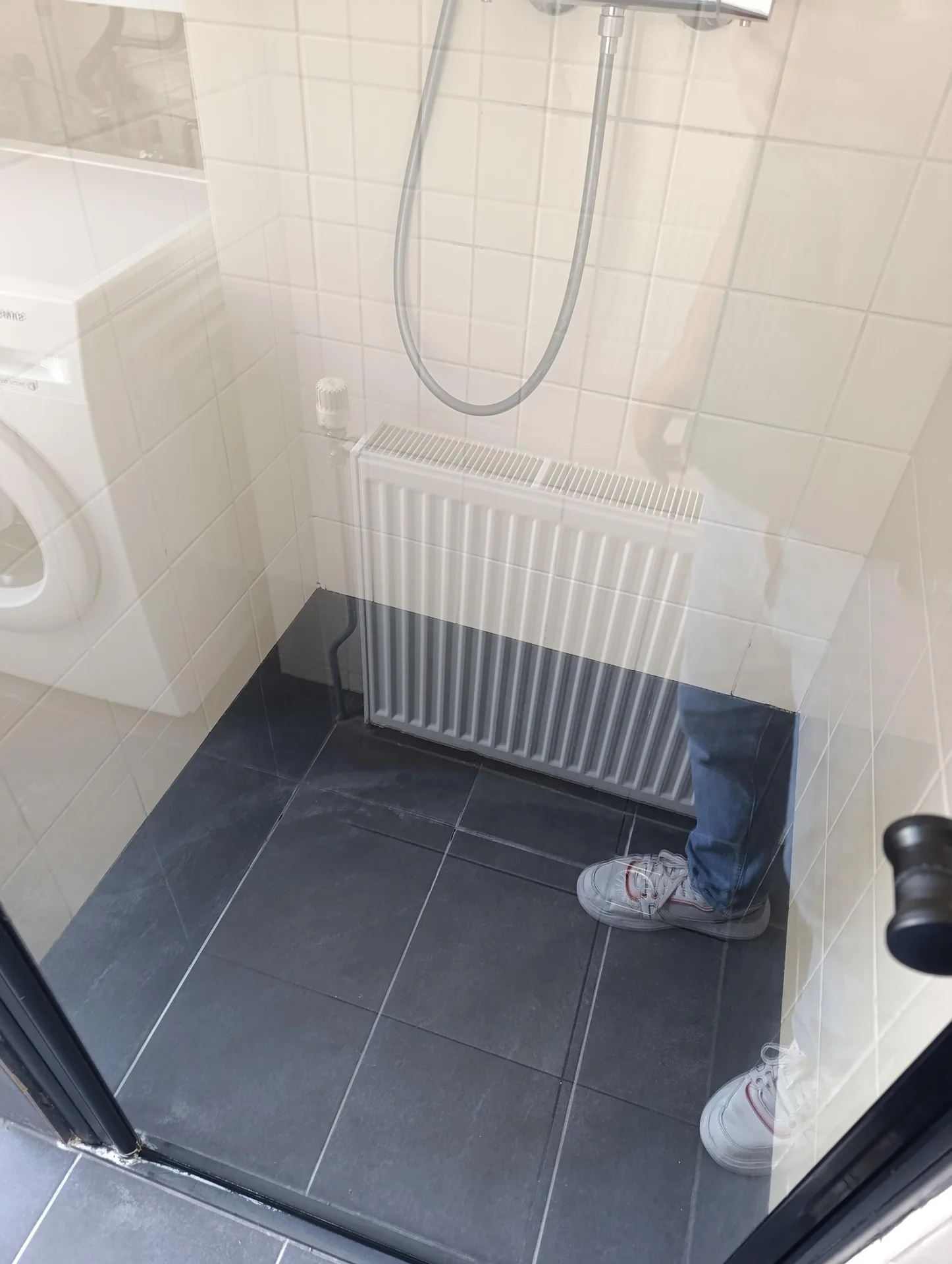 geblurde versie van de foto als achtergrond