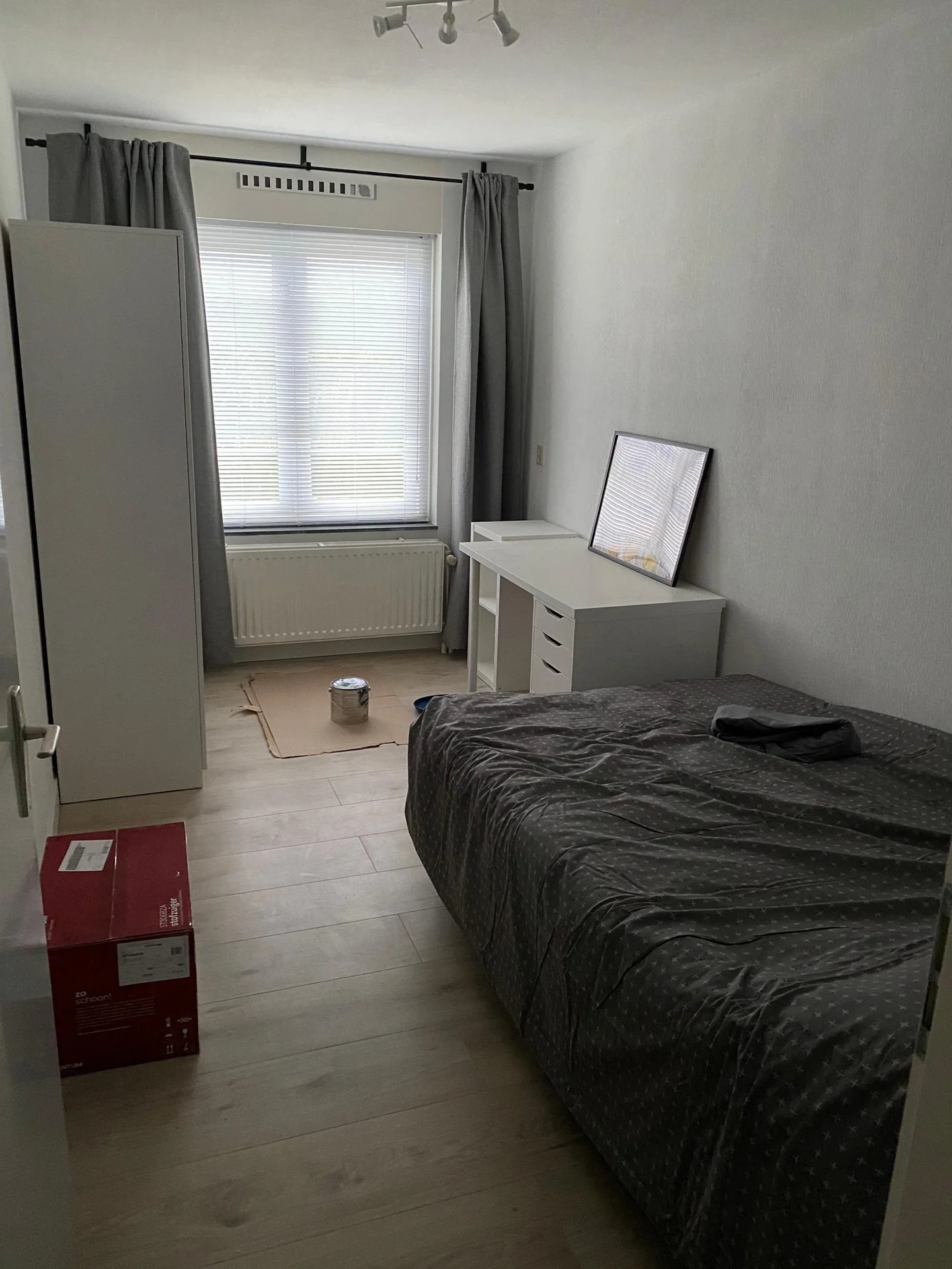 geblurde versie van de foto als achtergrond