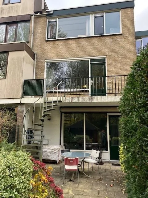 geblurde versie van de foto als achtergrond