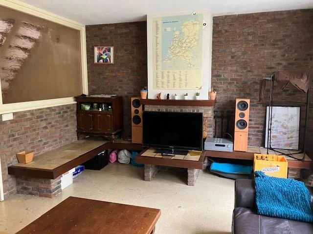 geblurde versie van de foto als achtergrond