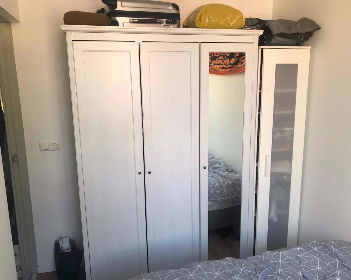 geblurde versie van de foto als achtergrond