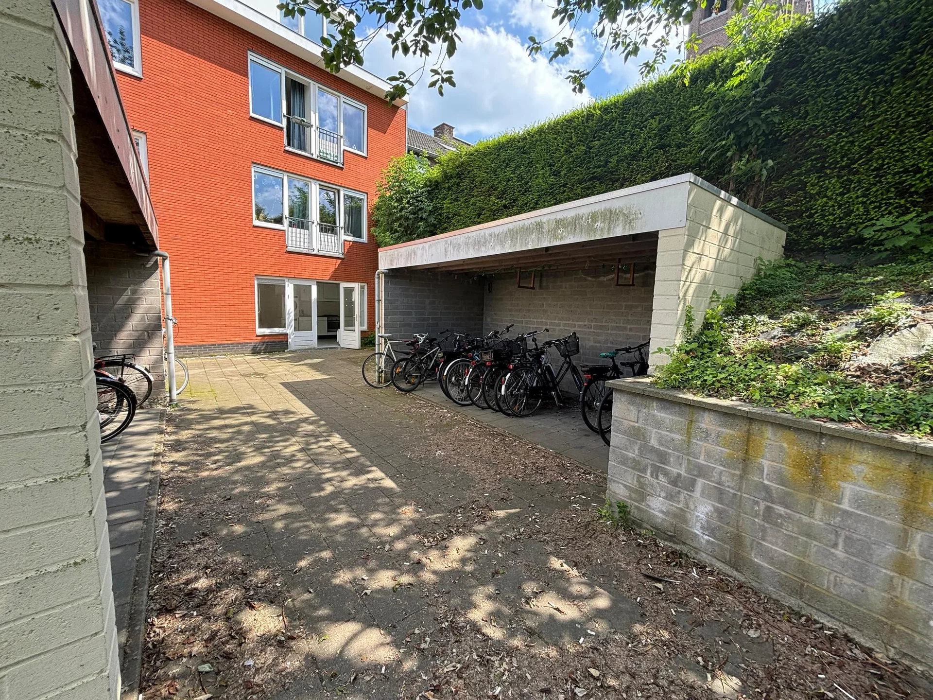 geblurde versie van de foto als achtergrond