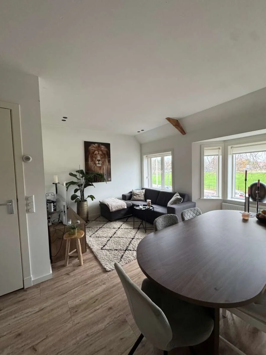 geblurde versie van de foto als achtergrond