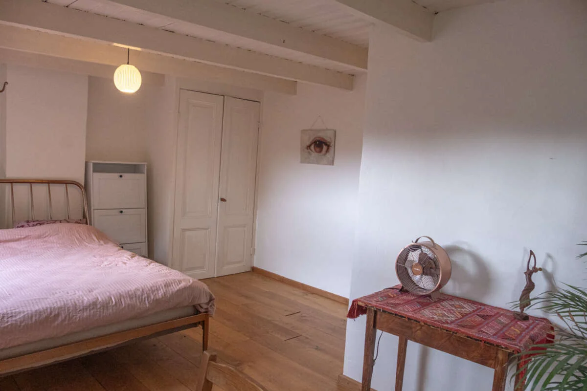 geblurde versie van de foto als achtergrond