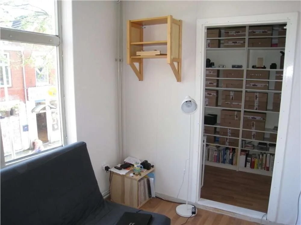 geblurde versie van de foto als achtergrond