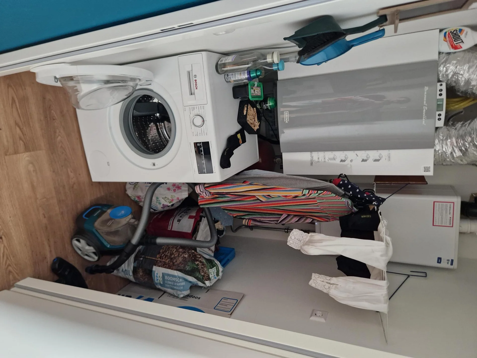 geblurde versie van de foto als achtergrond