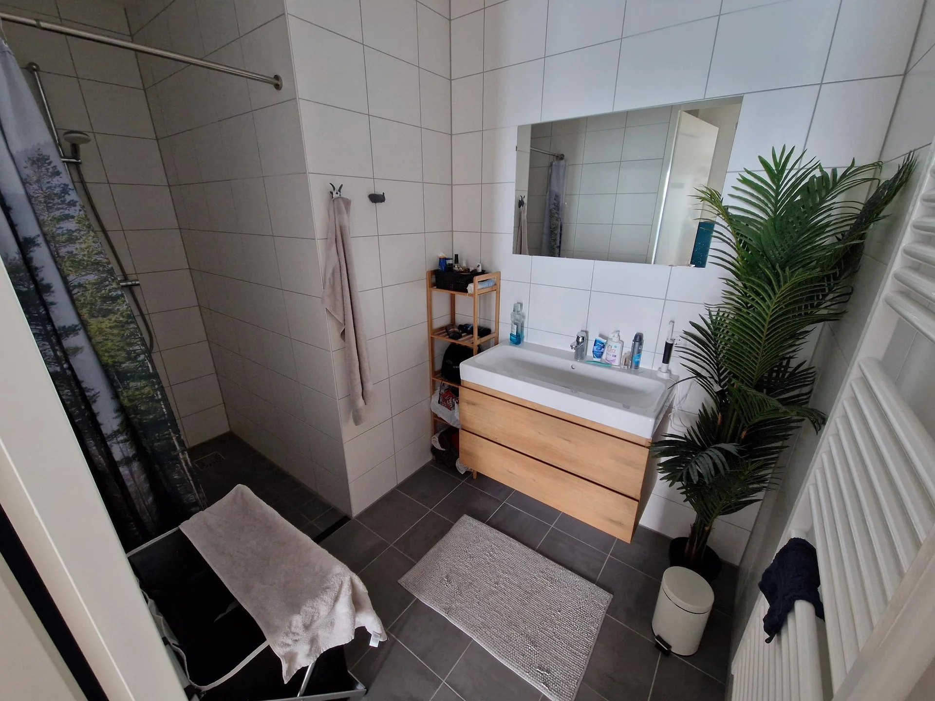 geblurde versie van de foto als achtergrond