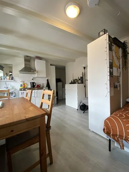 geblurde versie van de foto als achtergrond