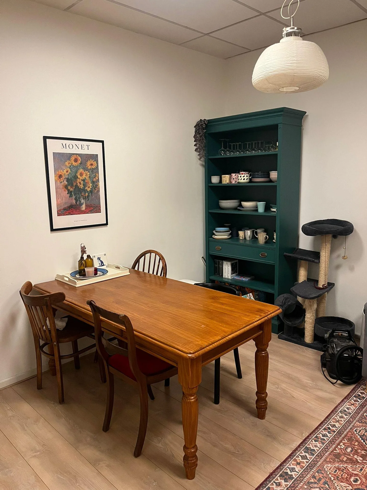 geblurde versie van de foto als achtergrond