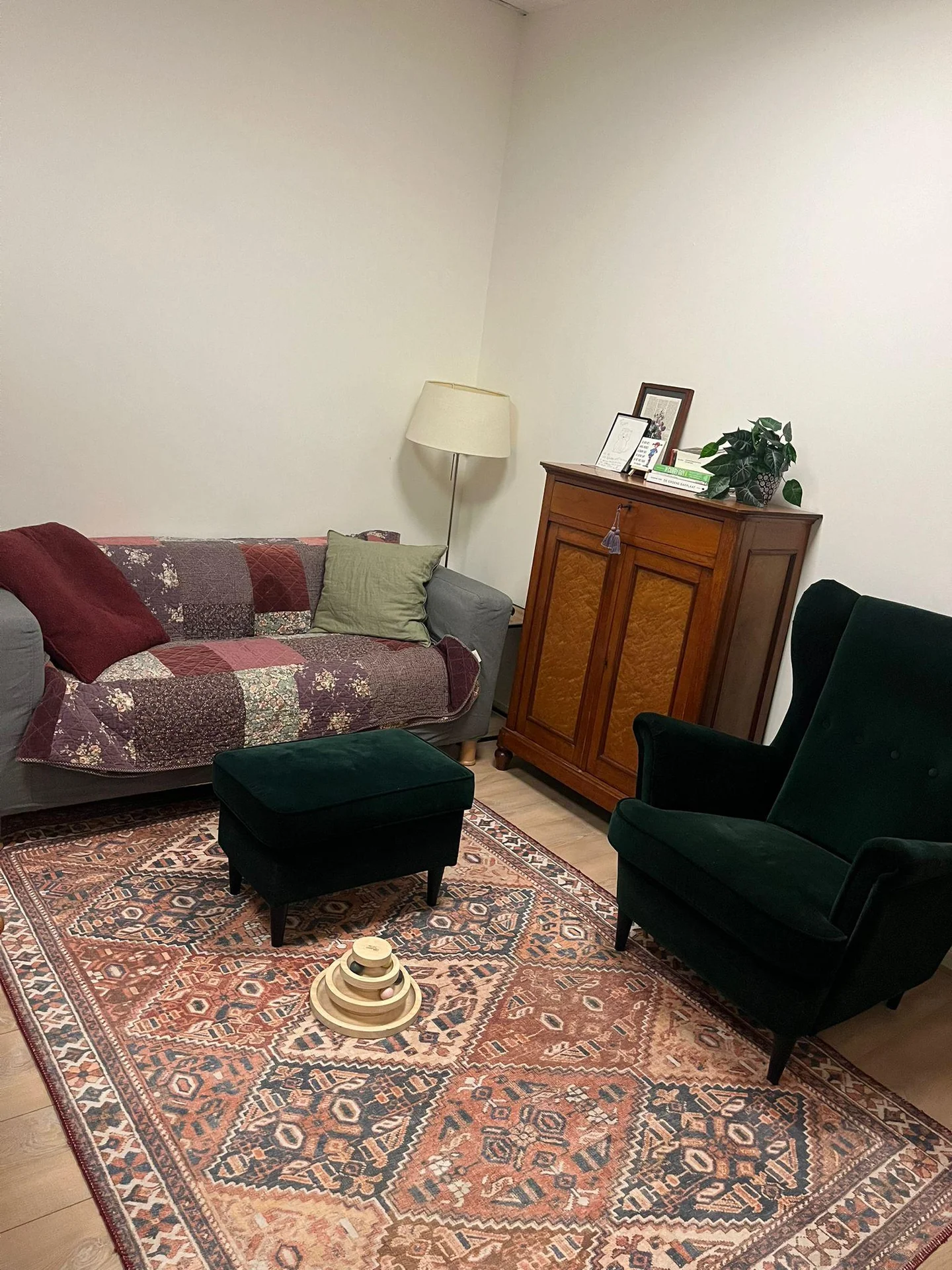 geblurde versie van de foto als achtergrond