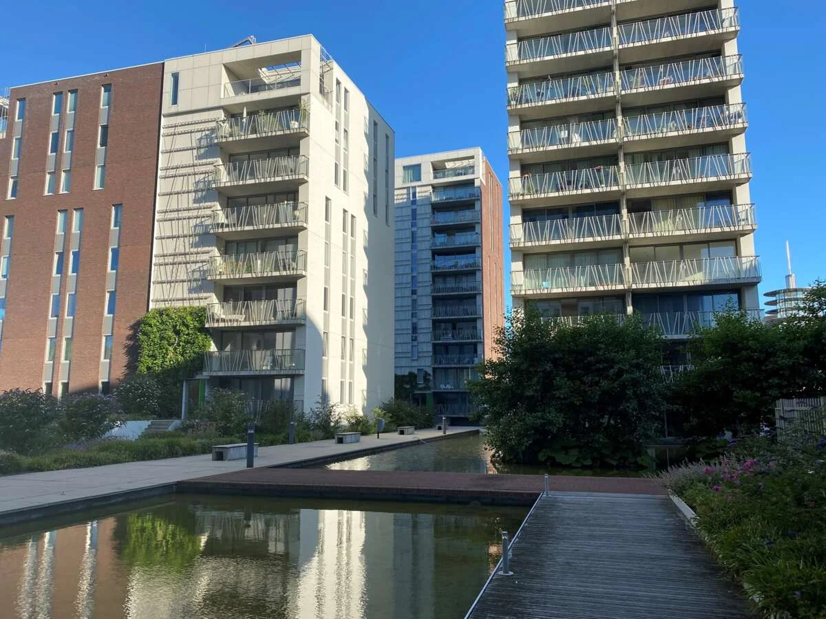 geblurde versie van de foto als achtergrond