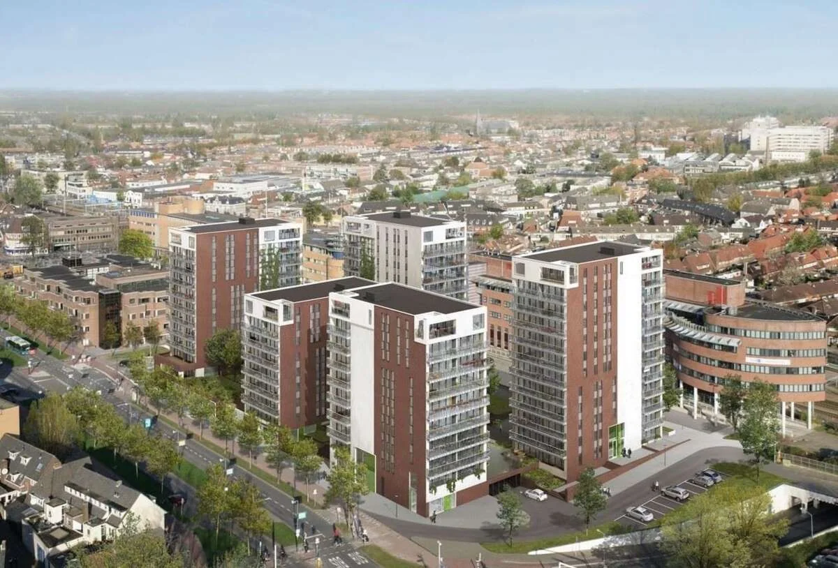 geblurde versie van de foto als achtergrond