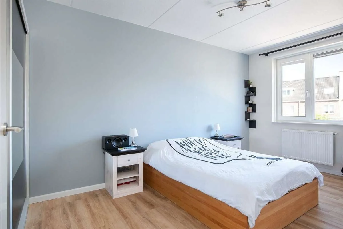 geblurde versie van de foto als achtergrond