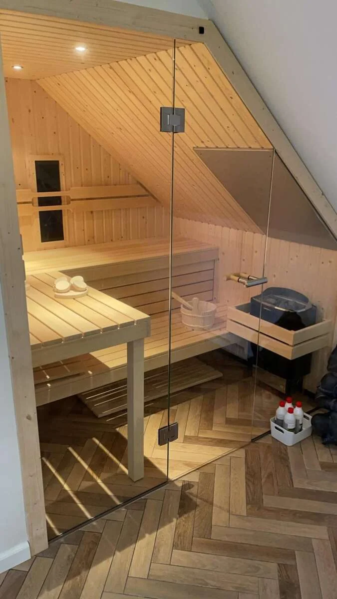 geblurde versie van de foto als achtergrond