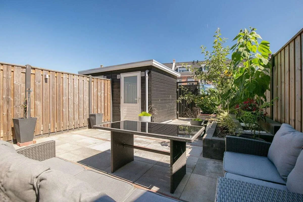 geblurde versie van de foto als achtergrond