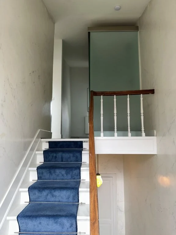 geblurde versie van de foto als achtergrond