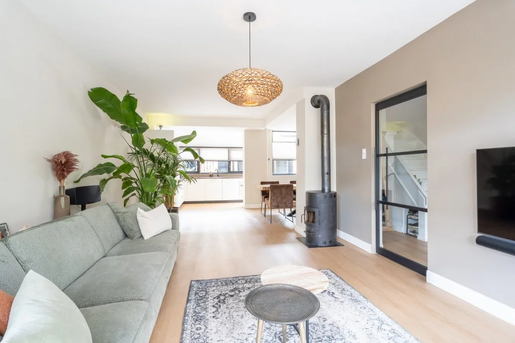 geblurde versie van de foto als achtergrond