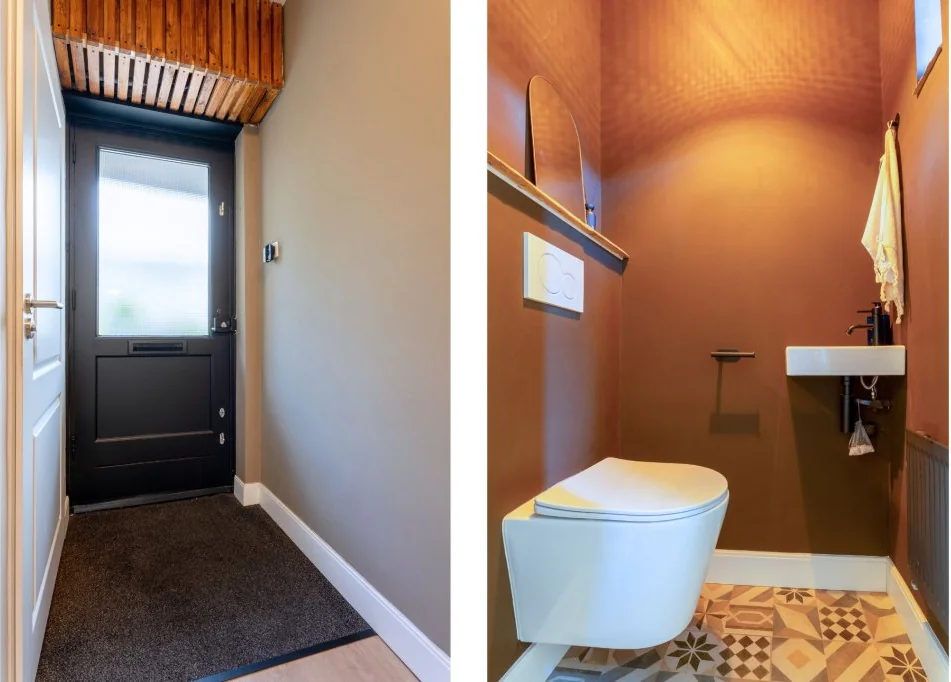 geblurde versie van de foto als achtergrond