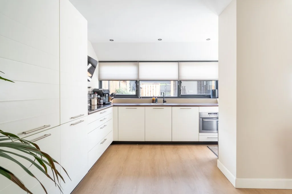 geblurde versie van de foto als achtergrond