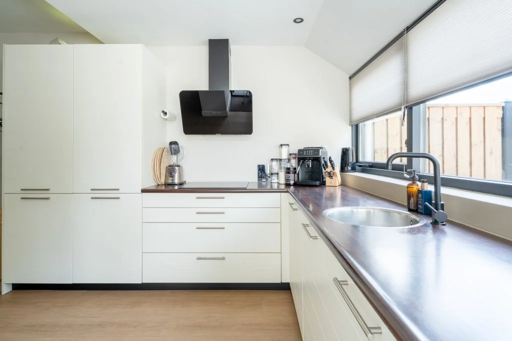 geblurde versie van de foto als achtergrond