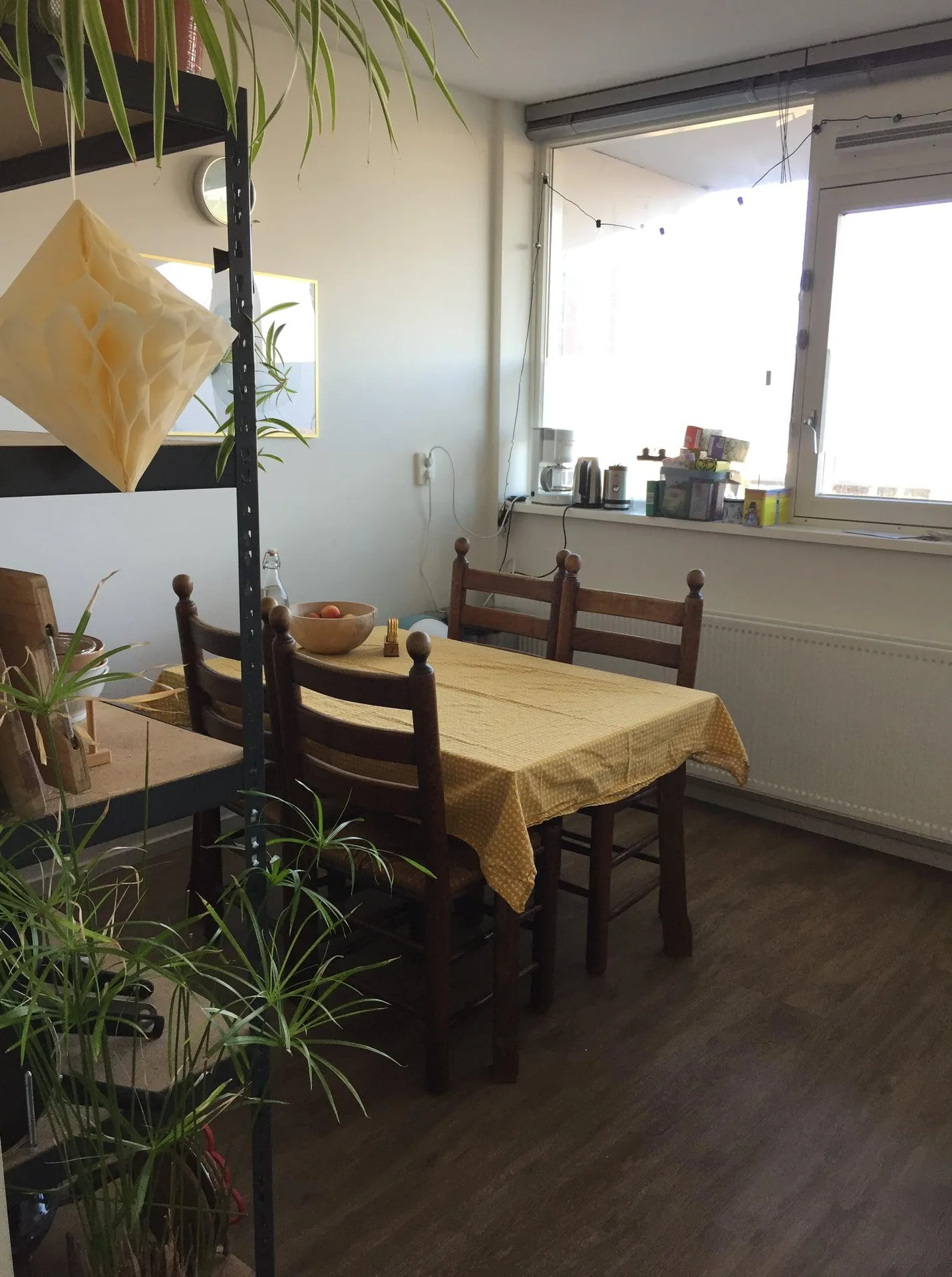 geblurde versie van de foto als achtergrond