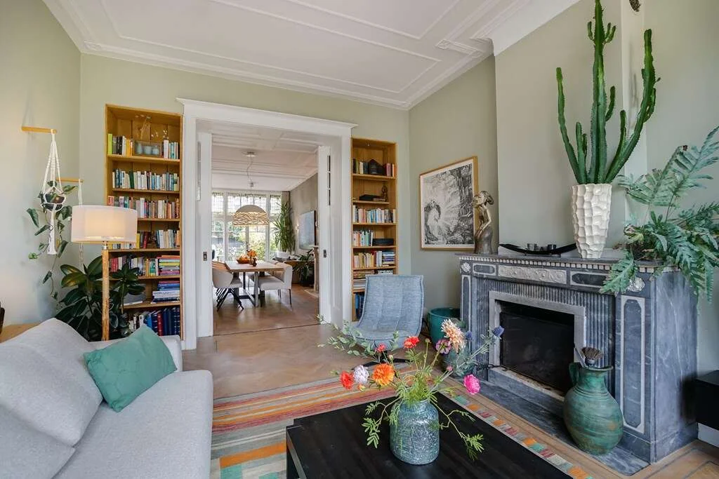 geblurde versie van de foto als achtergrond