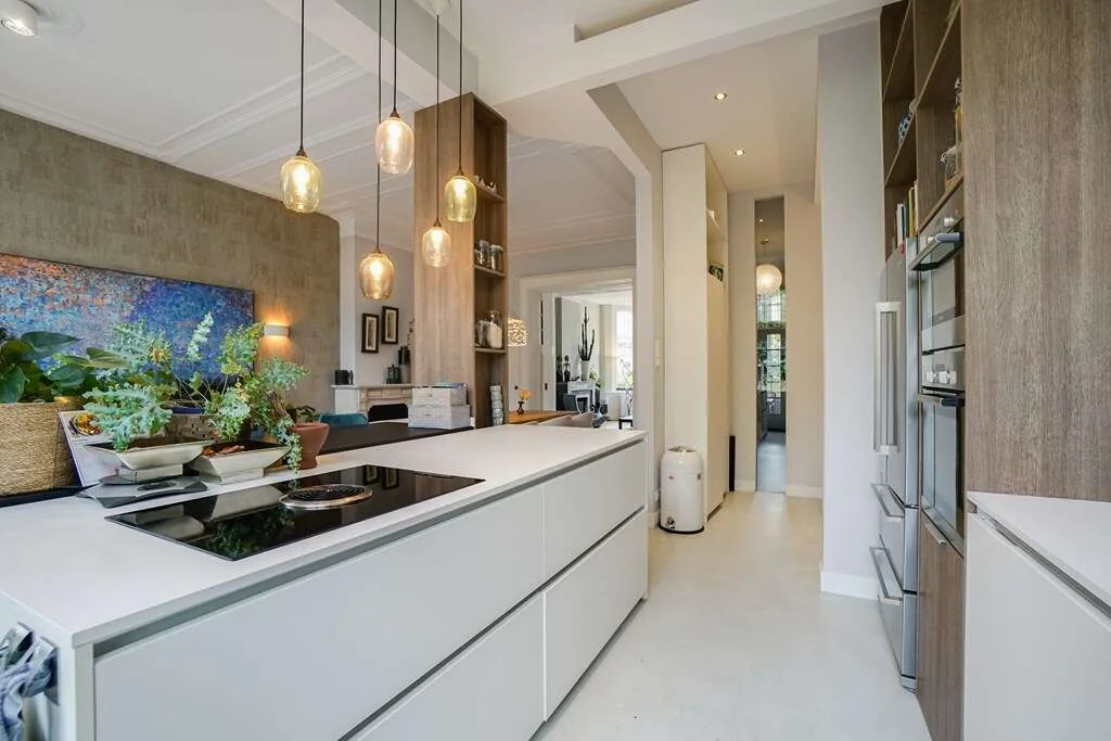 geblurde versie van de foto als achtergrond