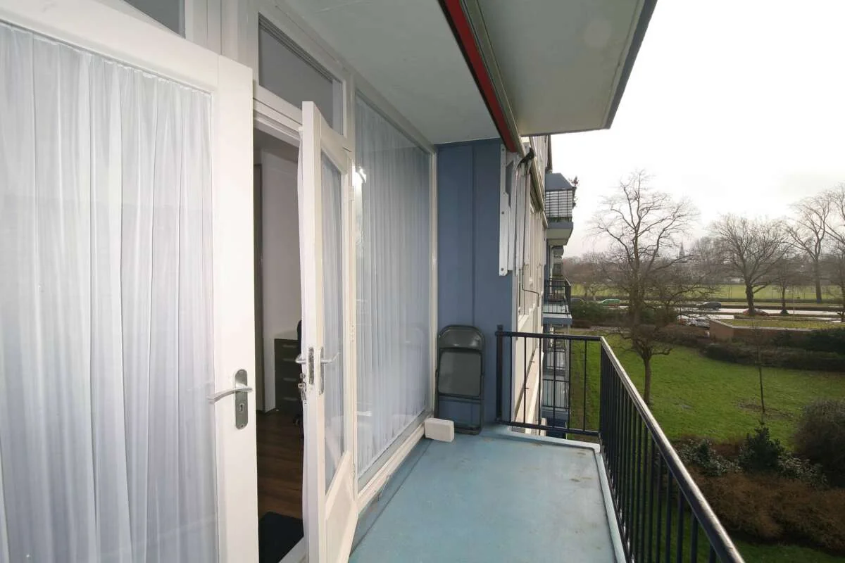 geblurde versie van de foto als achtergrond