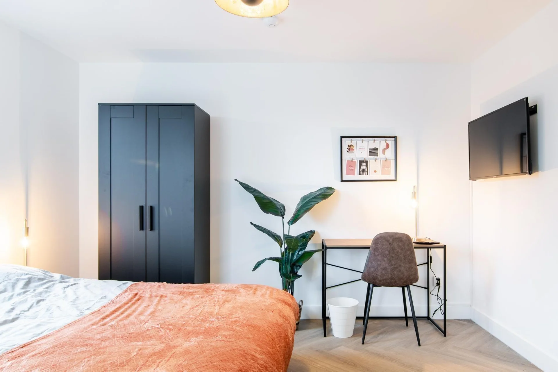 geblurde versie van de foto als achtergrond