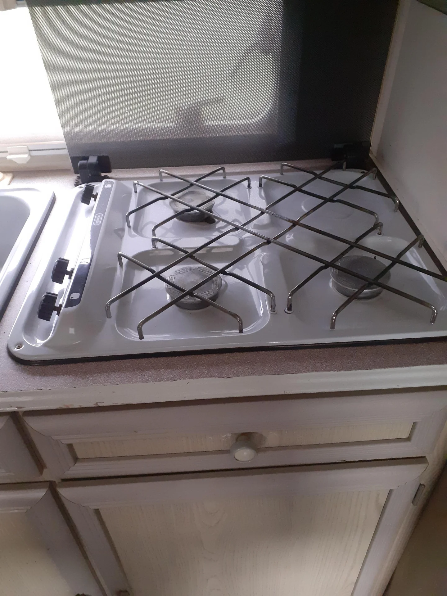 geblurde versie van de foto als achtergrond