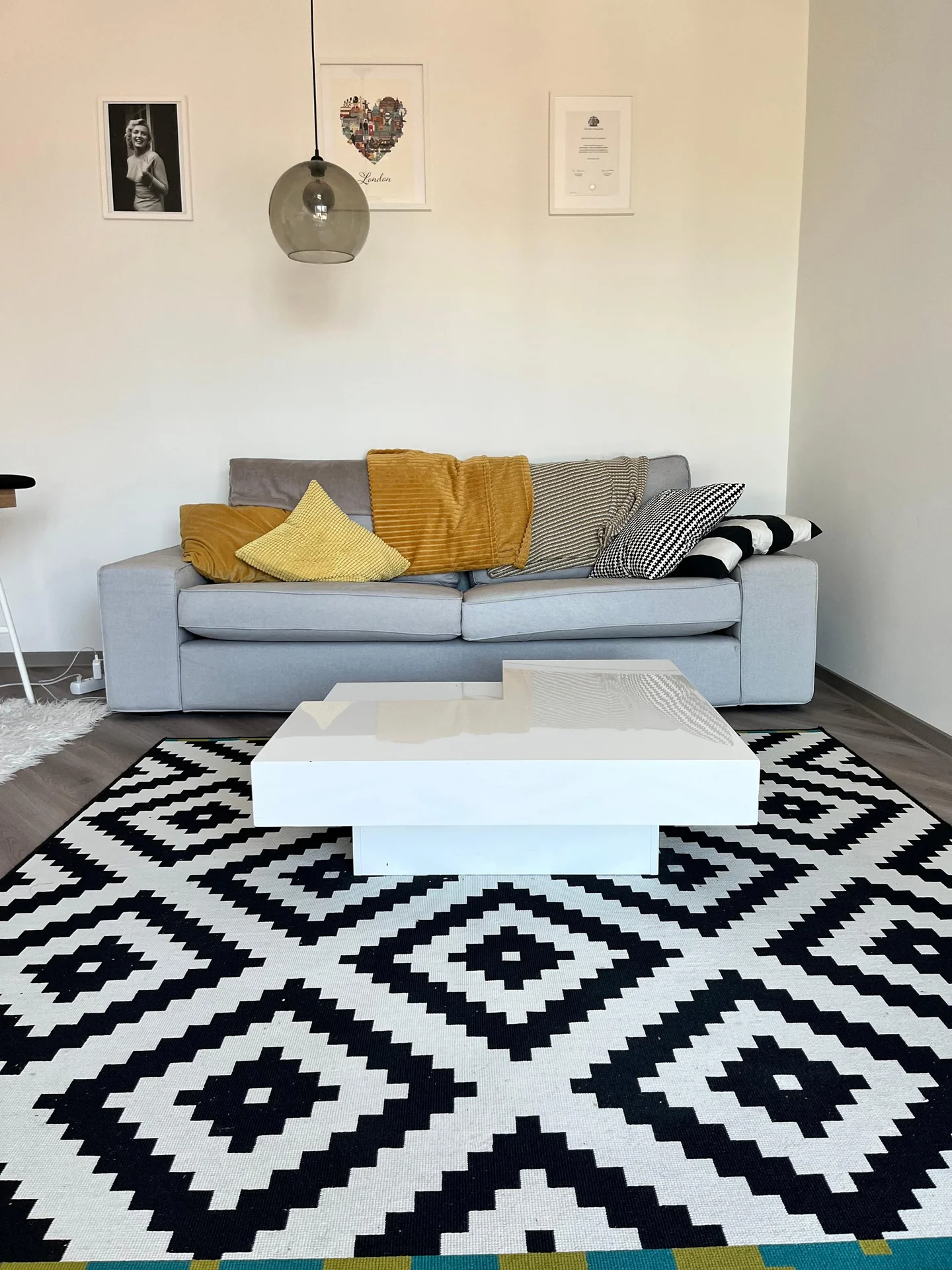 geblurde versie van de foto als achtergrond