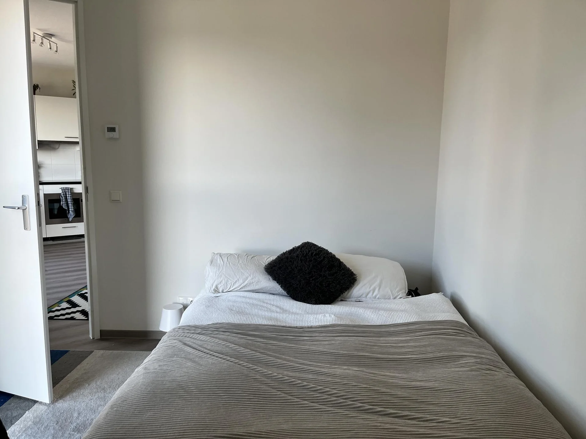 geblurde versie van de foto als achtergrond