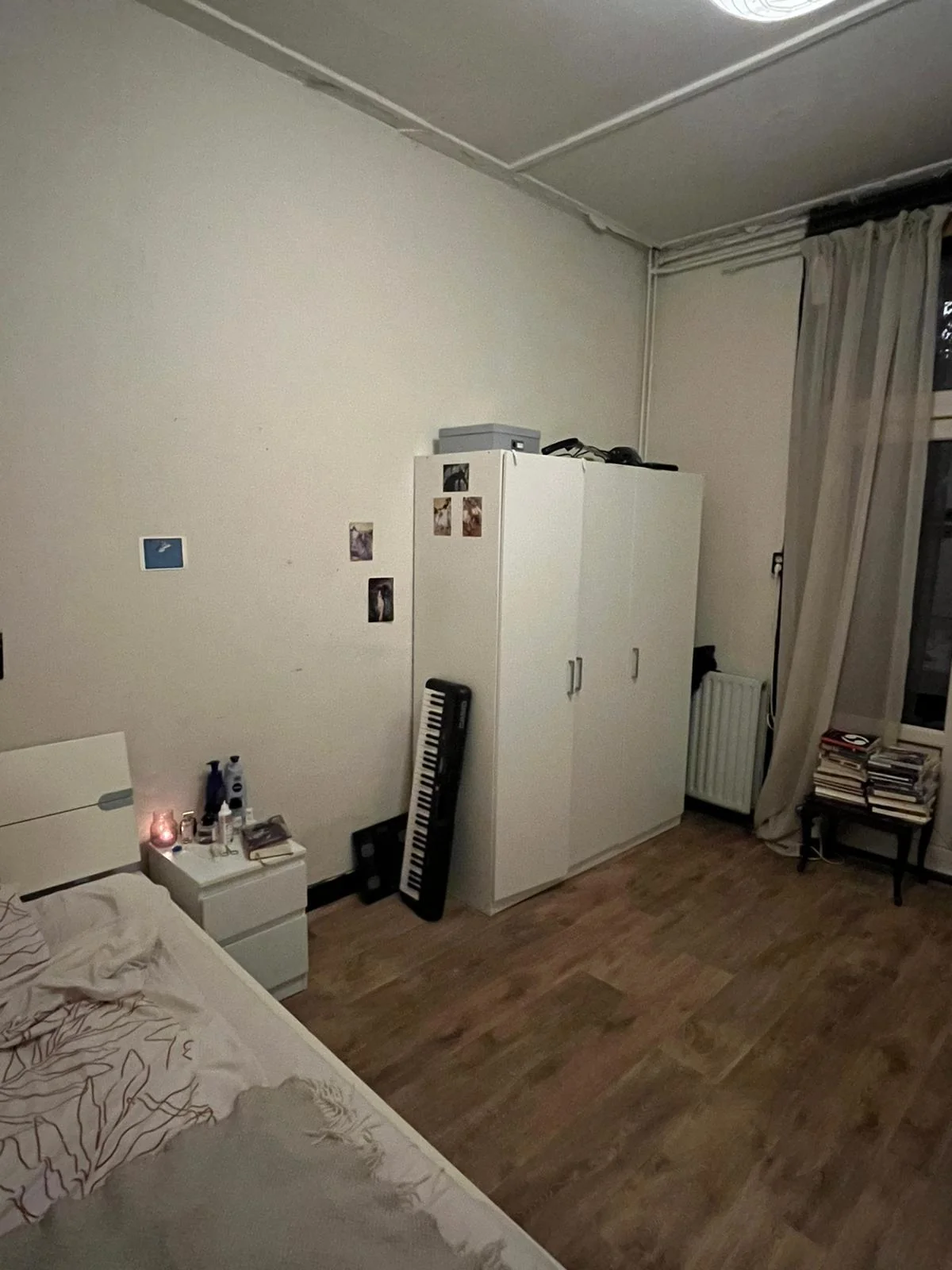 geblurde versie van de foto als achtergrond