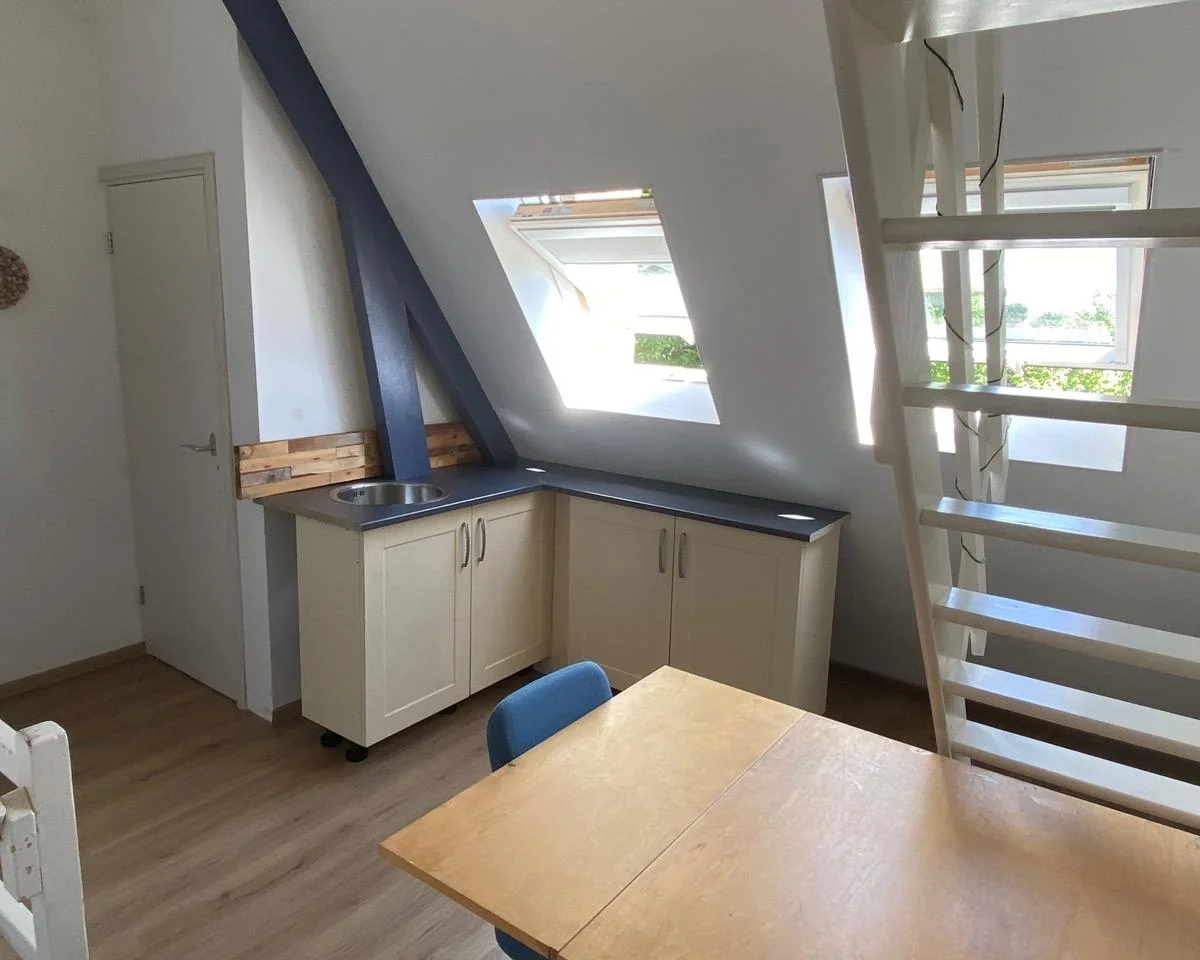 geblurde versie van de foto als achtergrond